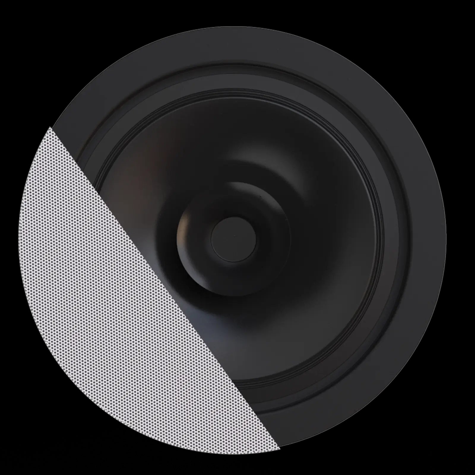 Audac SpringFit 5 inch Ceiling Speaker in white, designed for 100V systems.