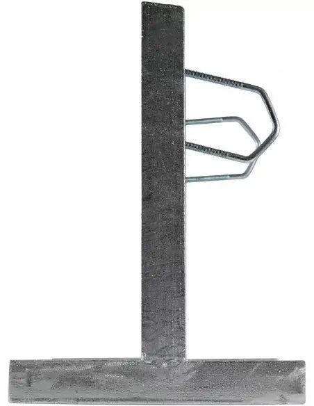 Square wall mount bracket with a 250mm offset, made of galvanised material, suitable for mounting masts.