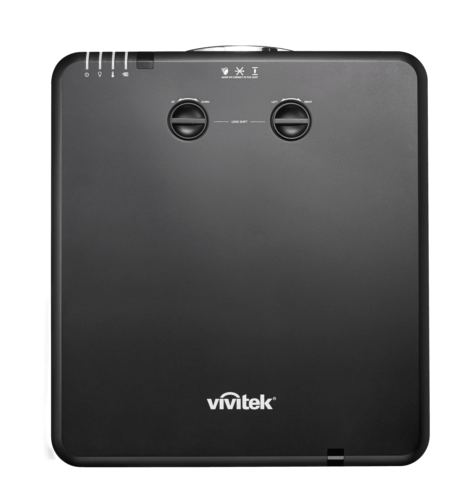 Vivitek DU7098Z WUXGA Laser DLP Projector with 7000 Lumens brightness and 15000:1 contrast ratio, featuring 5 optional lenses and a 5-year warranty.