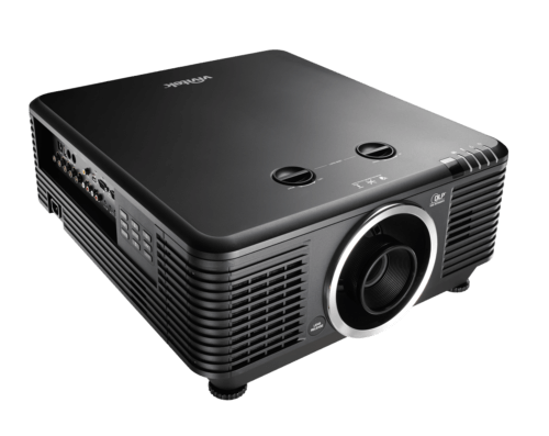 Vivitek DU7098Z WUXGA Laser DLP Projector with 7000 Lumens brightness and 15,000:1 contrast ratio, featuring 5 optional lenses and a 5-year warranty.