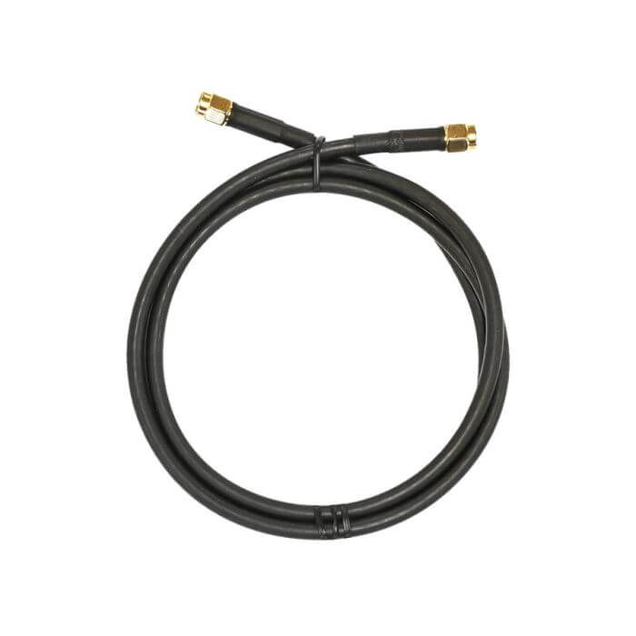1M SMA Male to SMA Male Cable showing the connectors and cable length