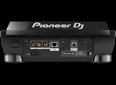 Rear view of the Pioneer XDJ-1000MK2 Performance Multi Player showcasing its enhanced track browsing features.