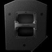 Pioneer XPRS-10 1200W 10-inch active full-range speaker with natural sound, top view.