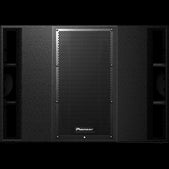 Pioneer XPRS-215S 1200W Dual 15" Active Subwoofer front view showcasing its design for rich low frequencies.