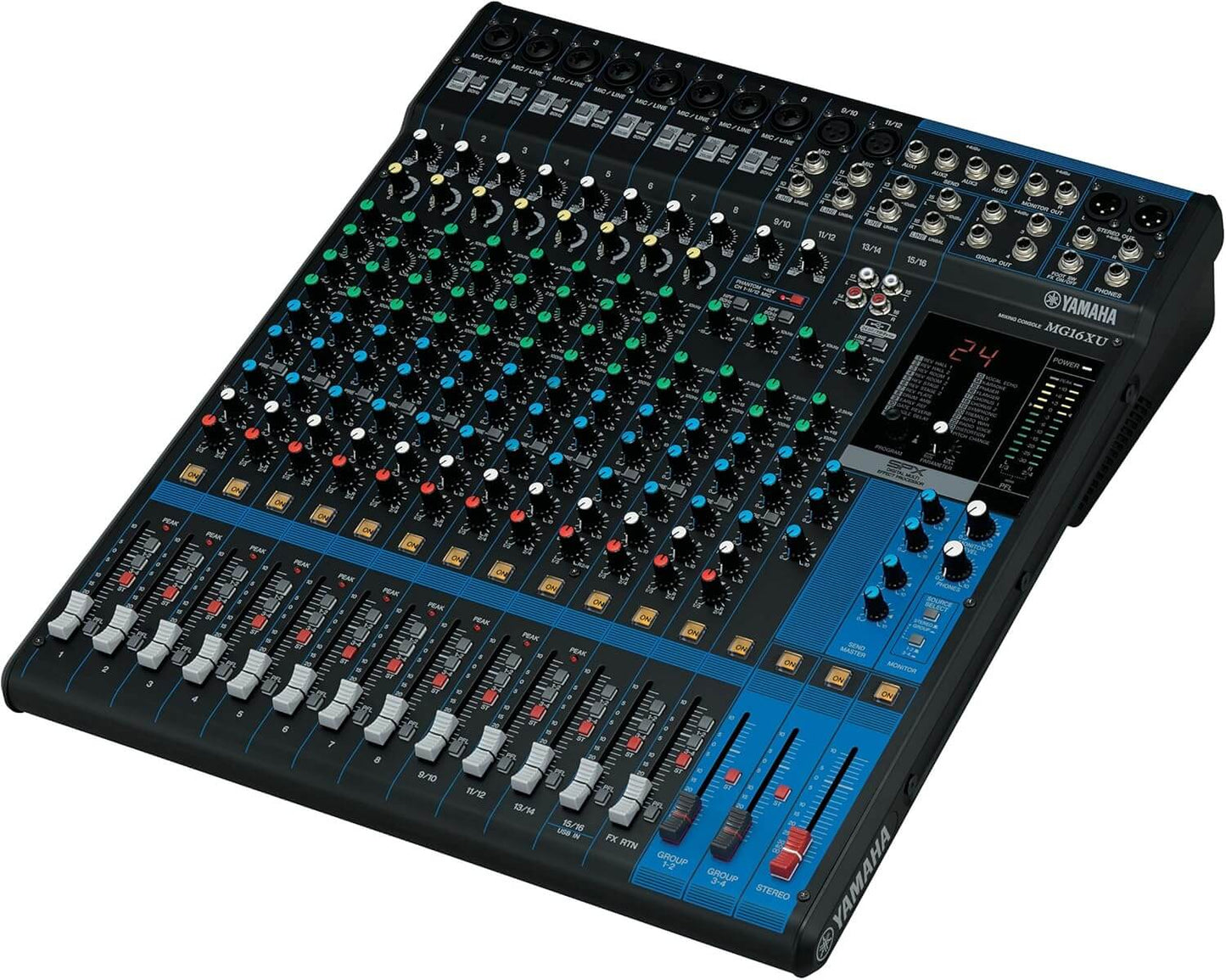 YAMAHA MG16XU 16-Input Analog Mixing Console with Built-In FX and USB Interface