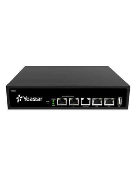 Yeastar 2-Port E1 T1 PRI Gateway device showcasing its dual port functionality.