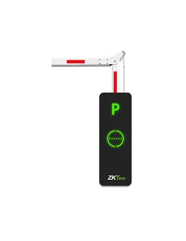 ZKTeco right folding barrier boomgate with a 3.5m boom, designed for efficient vehicle access control.