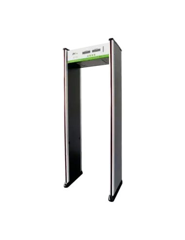ZKTeco D1065S Walk Through Metal Detector showcasing its six detection zones.