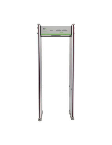 ZKTeco D1065S Walk Through Metal Detector featuring 6 zones for enhanced security screening.