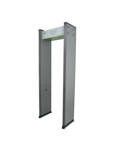 ZKTeco D1065S Walk Through Metal Detector showcasing its 6 detection zones.