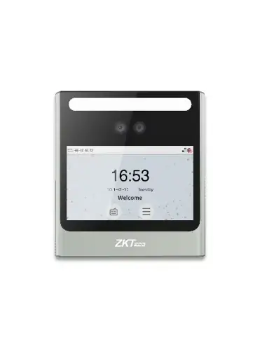ZKTeco Facial Recognition Time and Attendance Terminal showcasing advanced biometric technology for employee attendance management.
