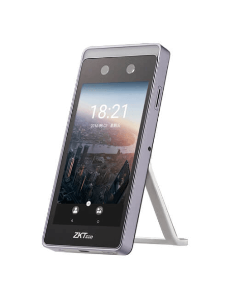ZKTeco 2MP Wireless Facial Recognition Terminal for time and attendance tracking.