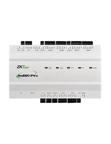 ZKTeco Inbio 260 Pro 2-Door Access Control Panel image showcasing the device design and features.
