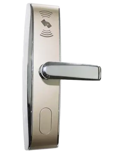 ZKTeco Mifare Hotel Lock designed for right door installation, showcasing a modern and secure locking mechanism.