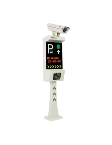 ZKTeco License Plate Recognition Camera System showcasing its integrated design and features.