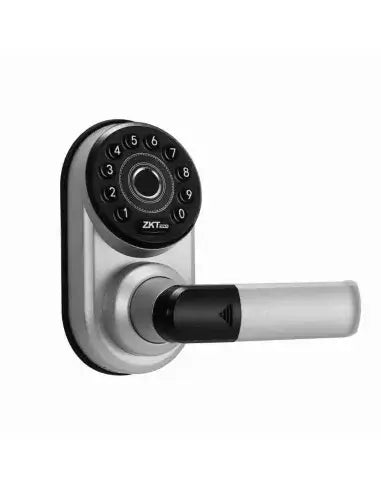 ZKTeco app controlled indoor smart lock, designed for right-hand installation.