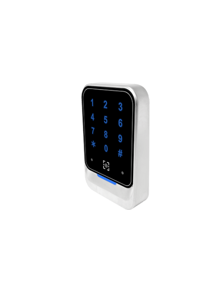 ZKTeco IP65 QR Wiegand and RS485 Reader, a device for secure access control using QR codes and Wiegand protocol.