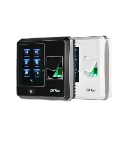 ZKTeco SF300 Touchscreen Access Control and Attendance system, featuring a modern design suitable for secure entry management.