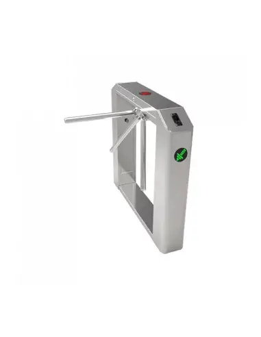 Image of ZKTeco Tripod Turnstile featuring an Inbio 260 Controller and two F12 Readers.