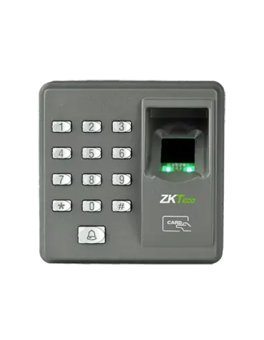 ZKTeco standalone indoor fingerprint access control terminal designed for secure entry management.