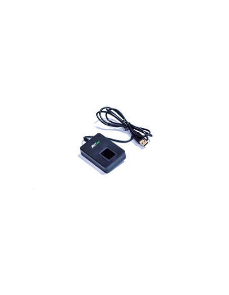 ZKTeco Desktop Fingerprint Reader device for secure biometric authentication.