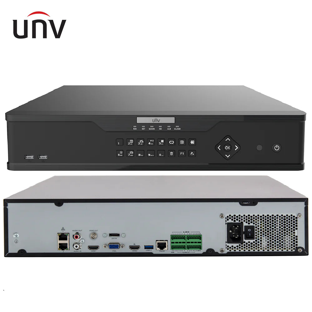 UNV PRIME Series 64-Channel NVR - 8 HDD Slots
