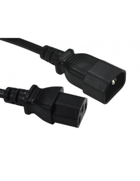 Miro Kettle Cord (C13) Male-Female Extension Cable, 1.8 meters long