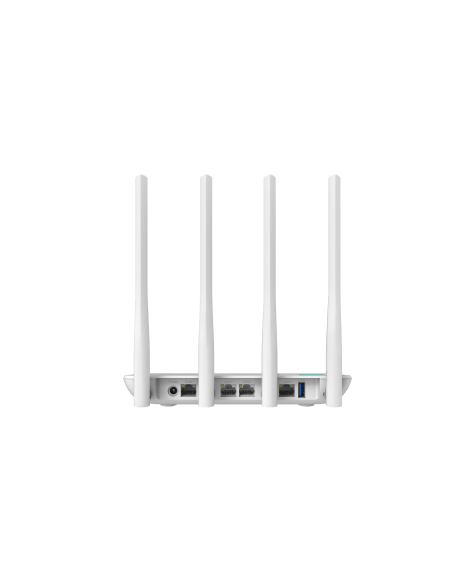 ZTE Wi-Fi 5 Router capable of speeds up to 1200Mbps, ideal for home or office use.