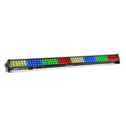 Top angled view of the beamZ LCB144 MKII LED Colour Bar with 144x SMD RGB LEDs for professional lighting effects Multi-Colour 1.