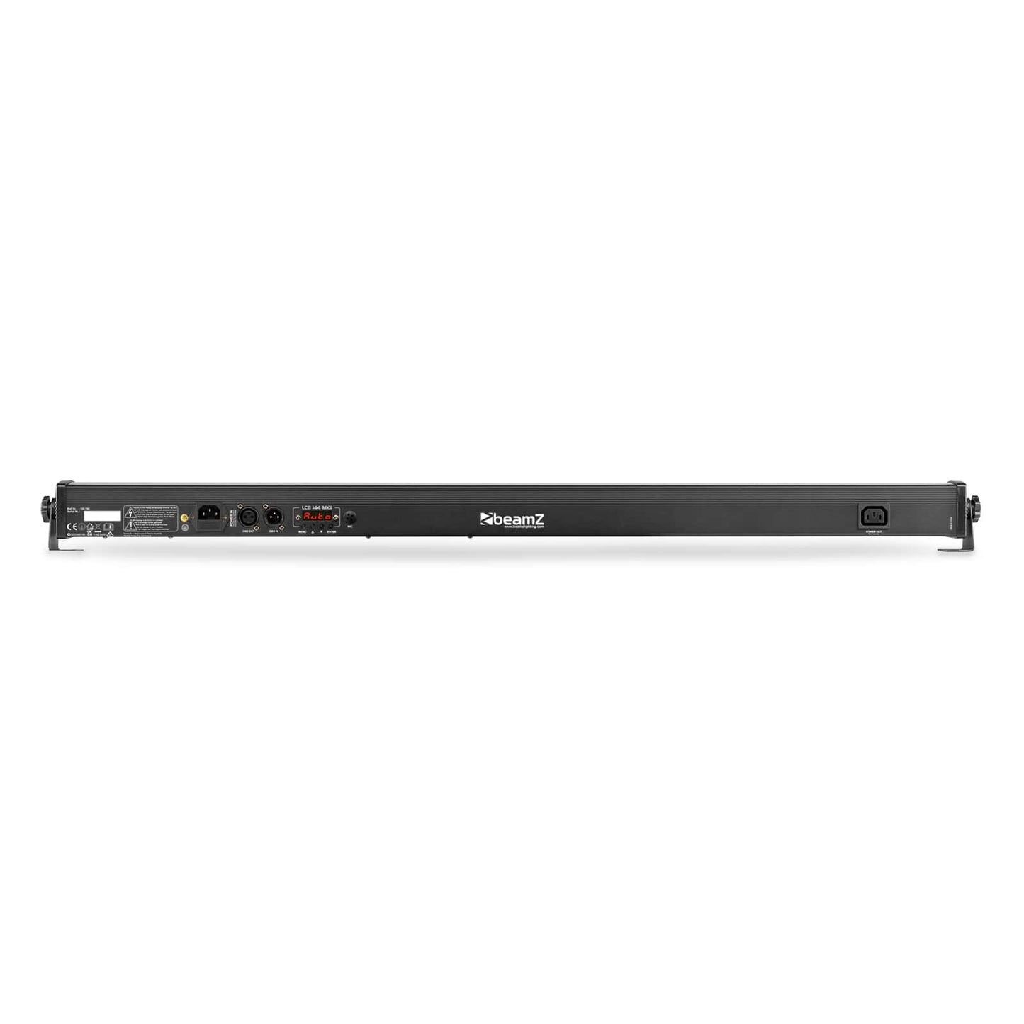 Back view of the beamZ LCB144 MKII LED Colour Bar with 144x SMD RGB LEDs for professional lighting effects.