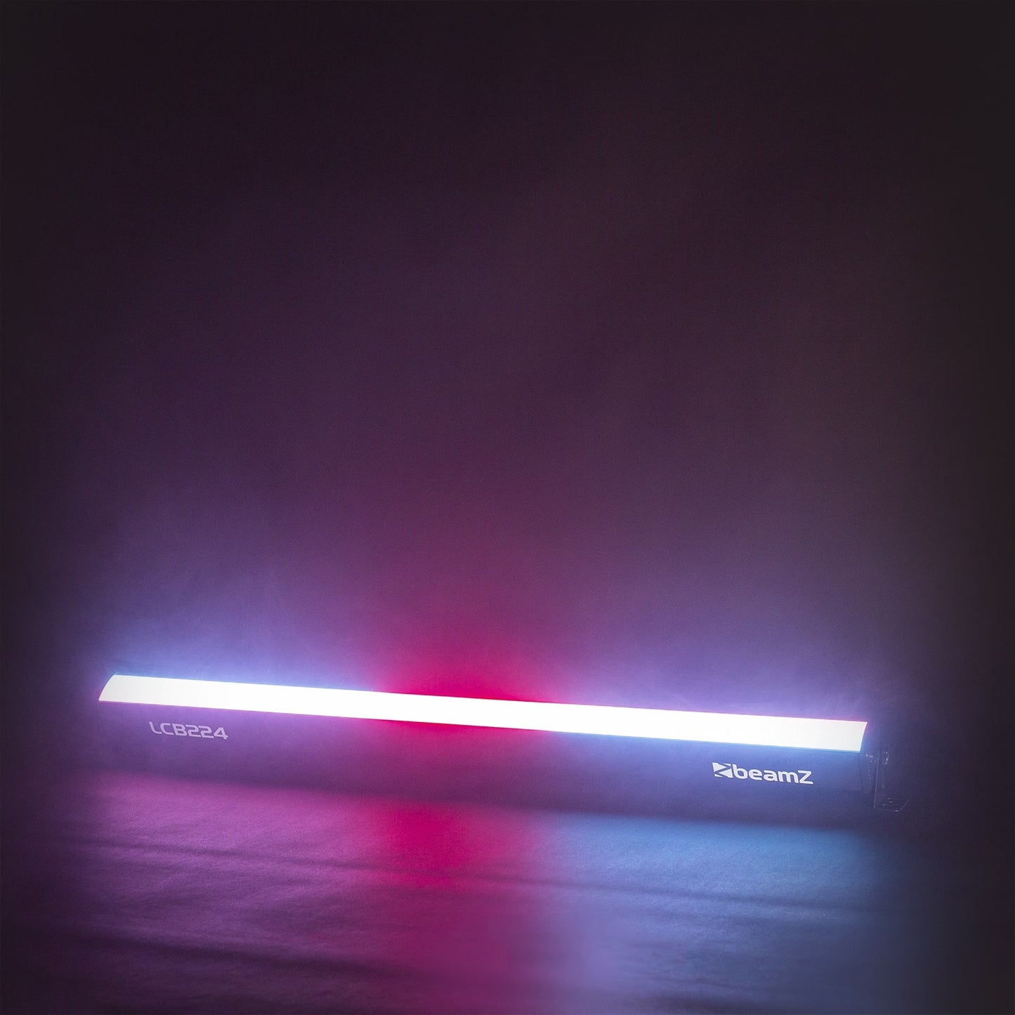 Effects view of the beamZ LCB224 LED Bar featuring 224x SMD RGB LEDs for dynamic and vibrant lighting effects. Ideal for stages, clubs, and installations 1.