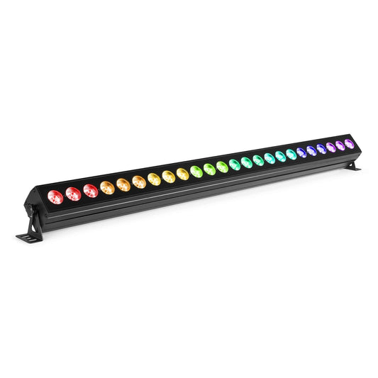 Top angled view of the beamZ LCB246 LED Bar with 24x 6W RGBAW-UV LEDs for dynamic lighting effects 1.