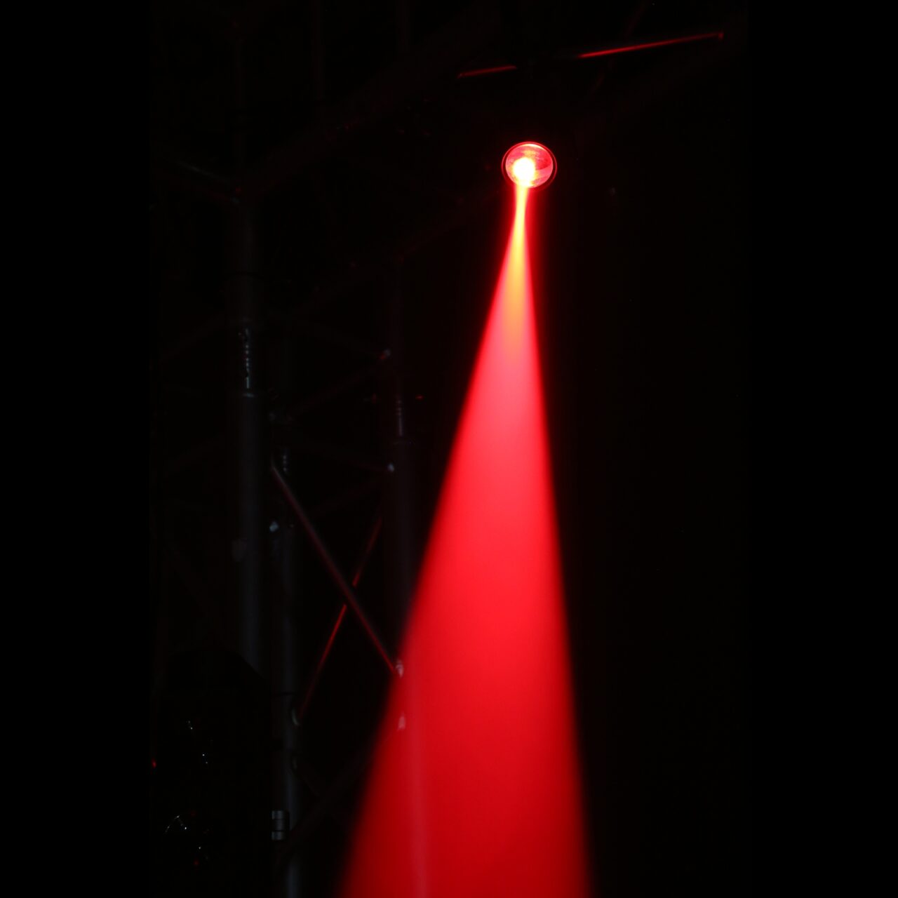 Effects view of the beamZ PS10W LED Pin Spot with 10W RGBW color mixing and DMX control 5.