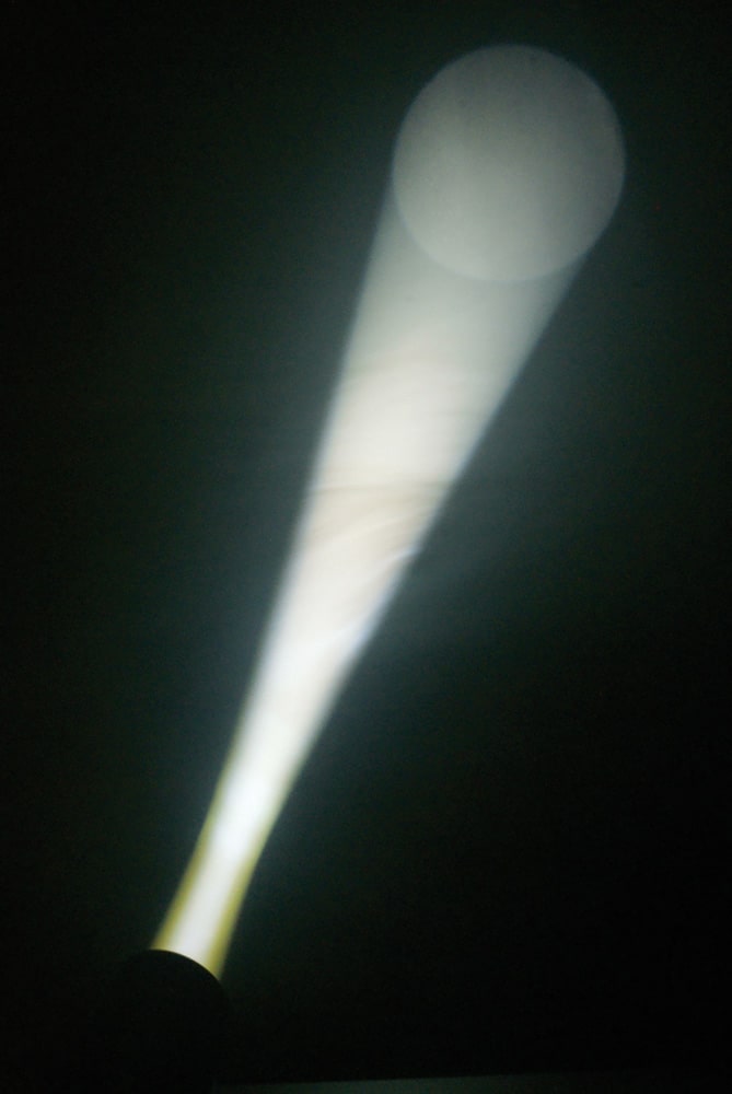Effects view of the beamZ PS6WB Pin Spot with 6W white LED and 10° beam angle 2.