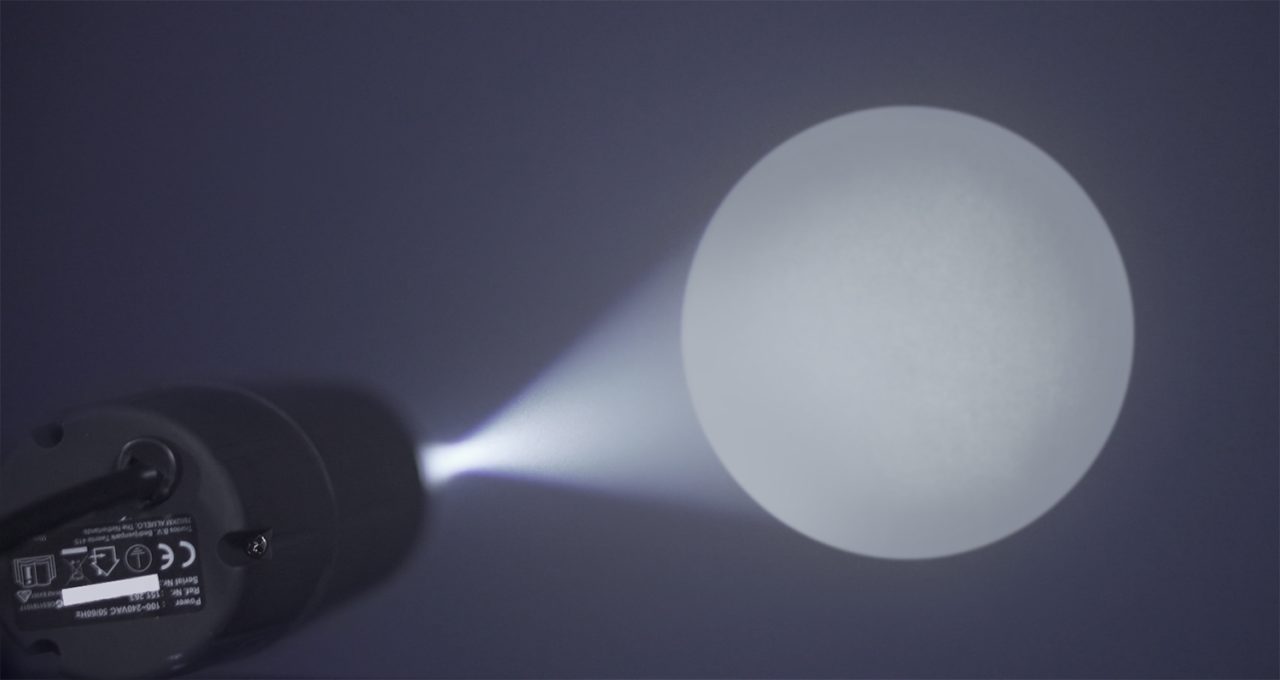 Effects view of the beamZ PS6WB Pin Spot with 6W white LED and 10° beam angle 4.
