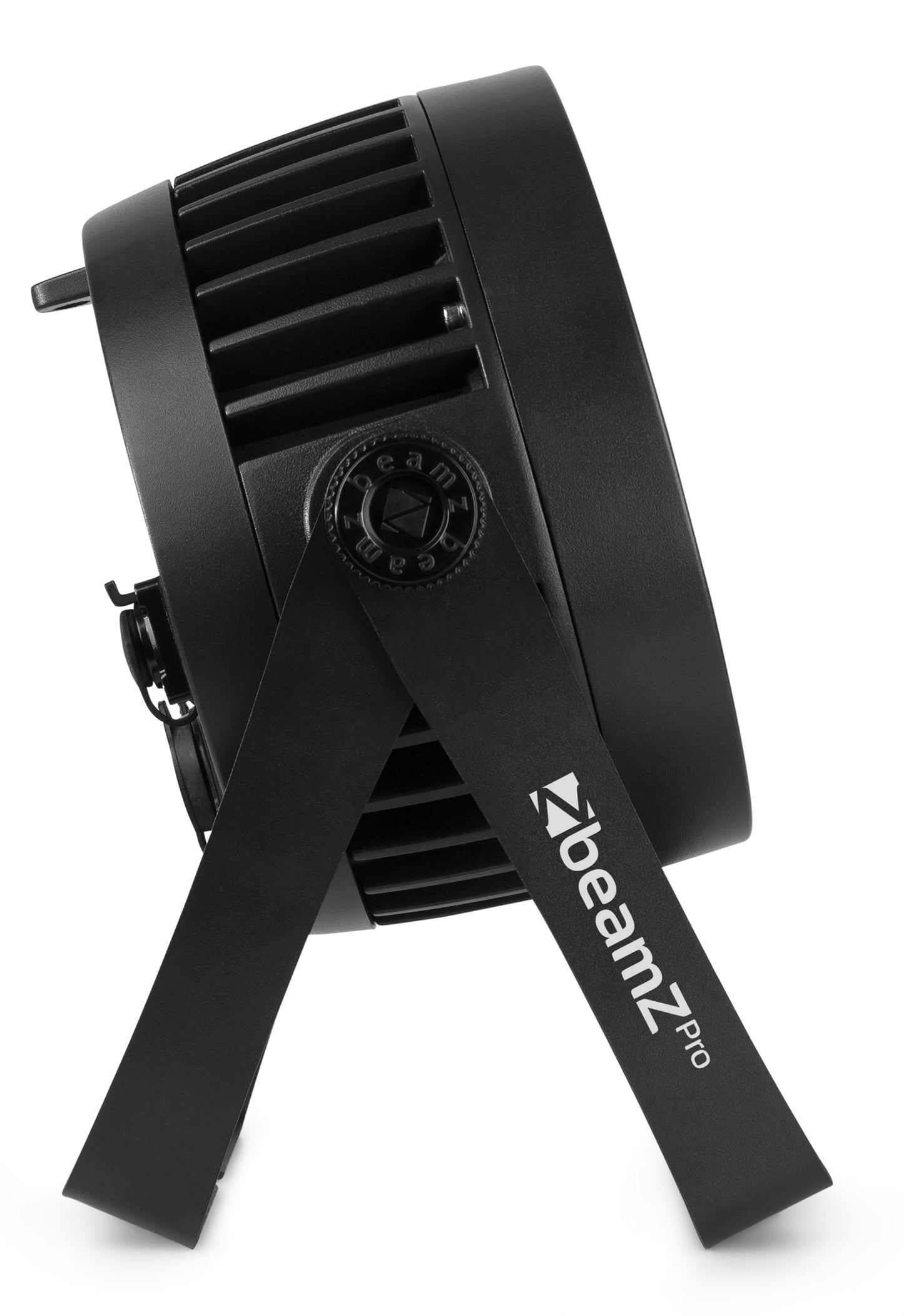 Side view of the beamZ Pro BWA534 Aluminium IP65 LED PAR 12x 15W 6-in-1 for Outdoor Lighting.