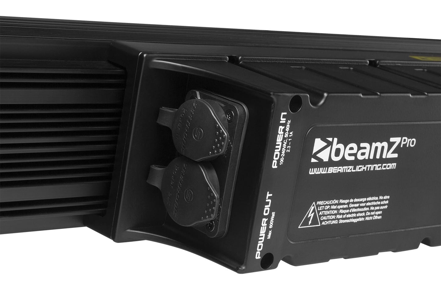 Back angled view of the beamZ Pro LCB1215IP LED Bar IP65 12x 15W 6-in-1 LEDs for professional and versatile outdoor lighting applications 1.