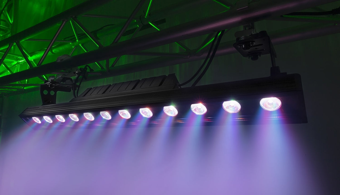 Effects view of the beamZ Pro LCB1215IP LED Bar IP65 12x 15W 6-in-1 LEDs for professional and versatile outdoor lighting applications 3.
