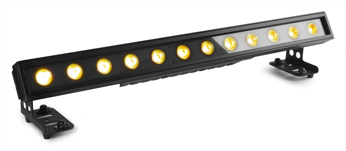 Front angled view of the beamZ Pro LCB1215IP LED Bar IP65 12x 15W 6-in-1 LEDs for professional and versatile outdoor lighting applications 5.