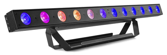 Front angled view of the beamZ Pro LCB145 LED Bar Pixel Control with RGBW color mixing in Multi-Colour 1.