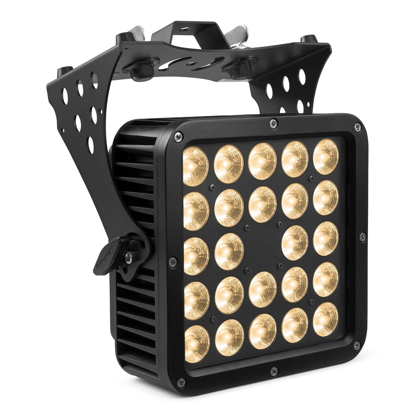 Application view of the beamZ Pro StarColor200 Flood Light with 24x 10W RGBW LEDs, IP65 rating, and DMX control 1.