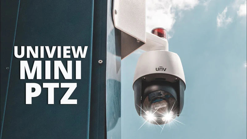 UNV 5MP Mini LightHunter PTZ - Active Deterrence, Auto Tracking