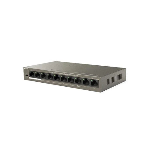 Tenda 10-Port Fast Ethernet Switch with 8-Port PoE