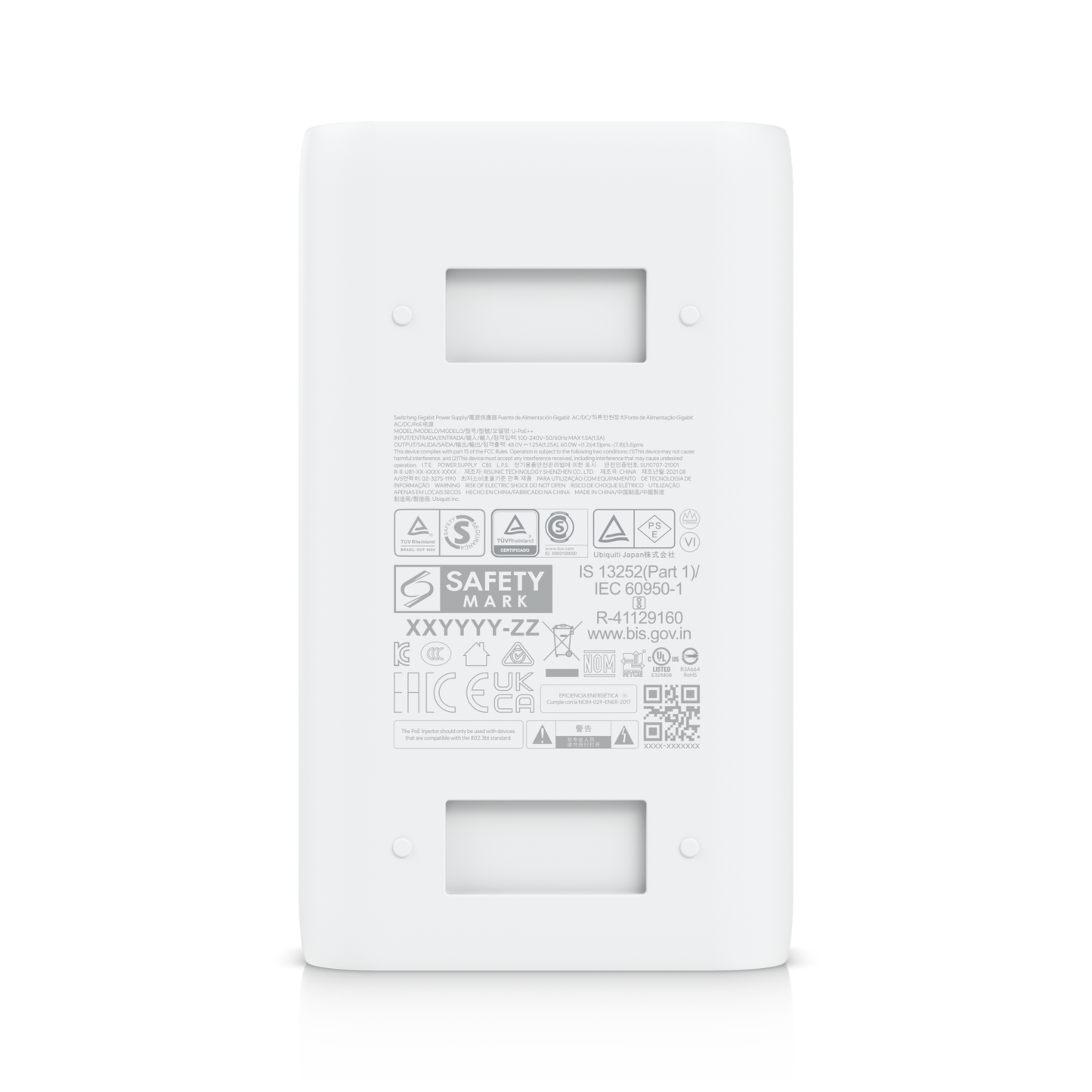 Ubiquiti 802.3bt Gigabit PoE++ Adapter 48V, 60W | U-PoE++