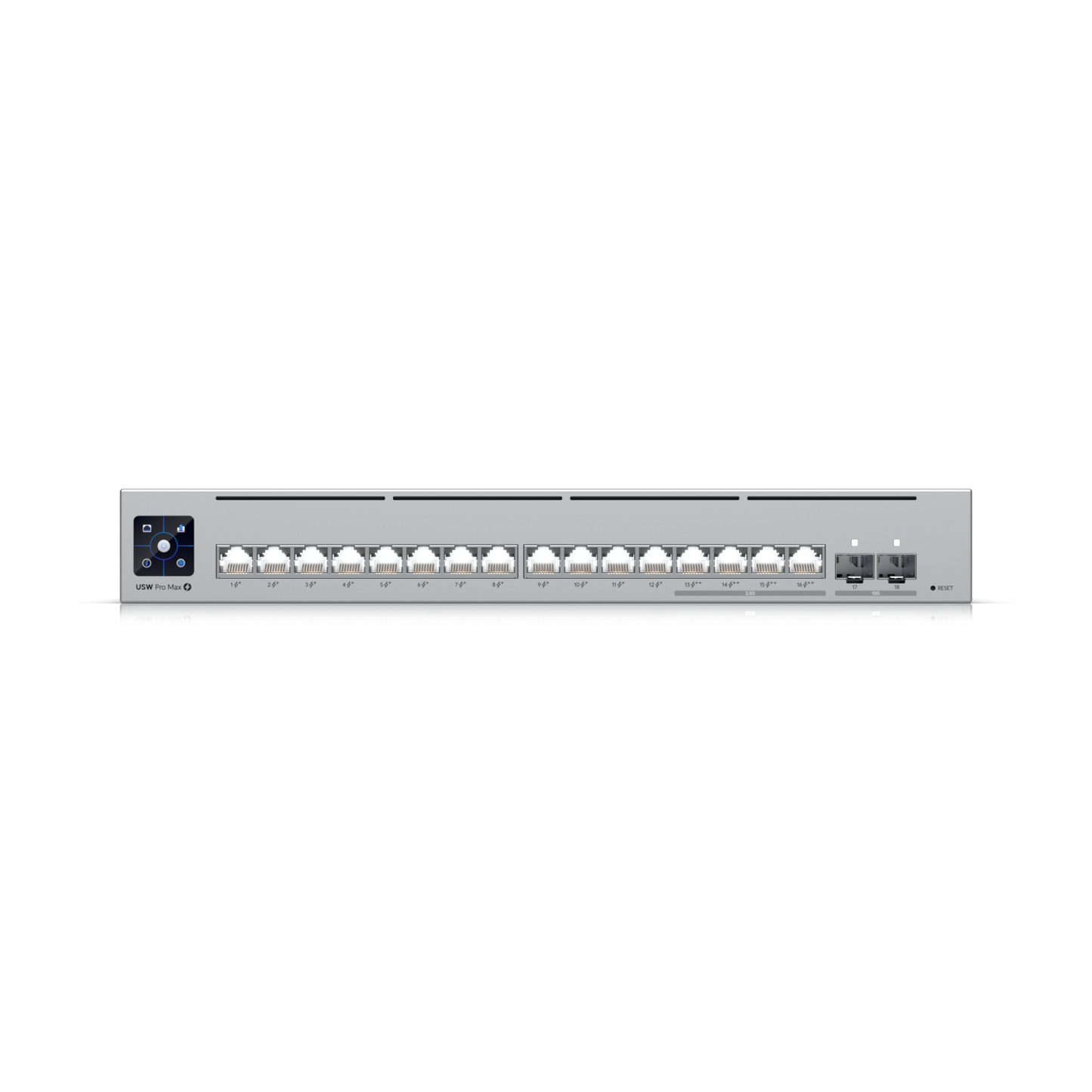 Ubiquiti UniFi Pro Max 16-Port Switch with 180W PoE | USW-Pro-Max-16-PoE