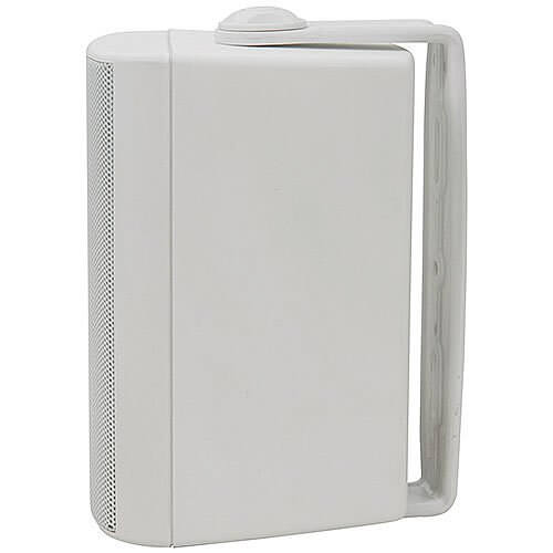 Adastra BC3W pair of 3-inch indoor stereo wall speakers in white, showcasing their compact design and modern aesthetics.