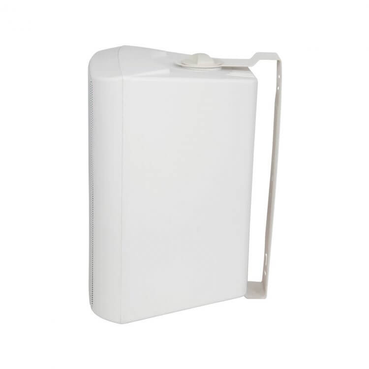 Adastra BC8W 8 Inch Indoor Stereo Wall Speakers in white, showcasing a pair of high-quality speakers designed for indoor use.