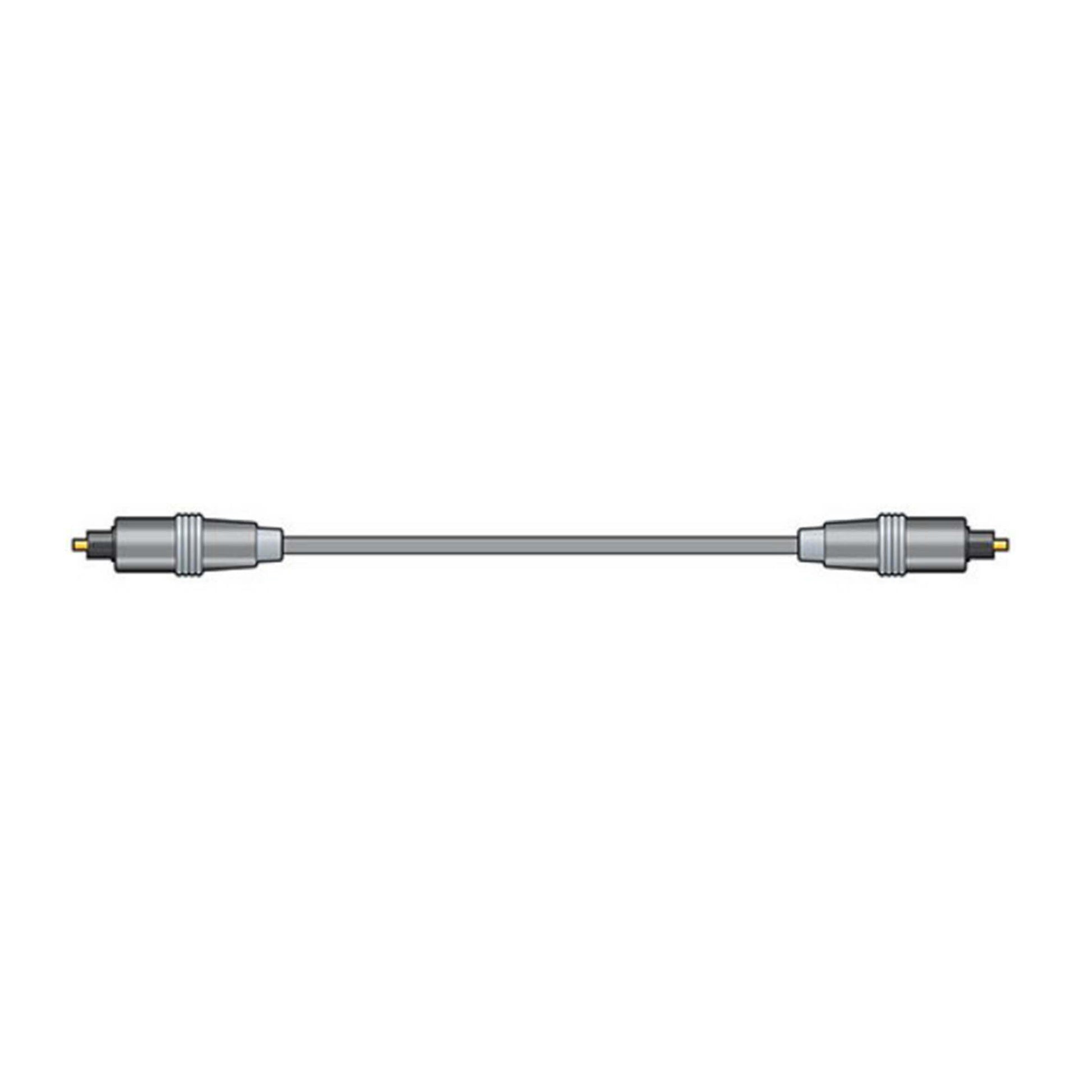 TVA 2.5M Fibre Optic TOSlink Cable, a high-performance digital audio lead designed for superior sound quality.