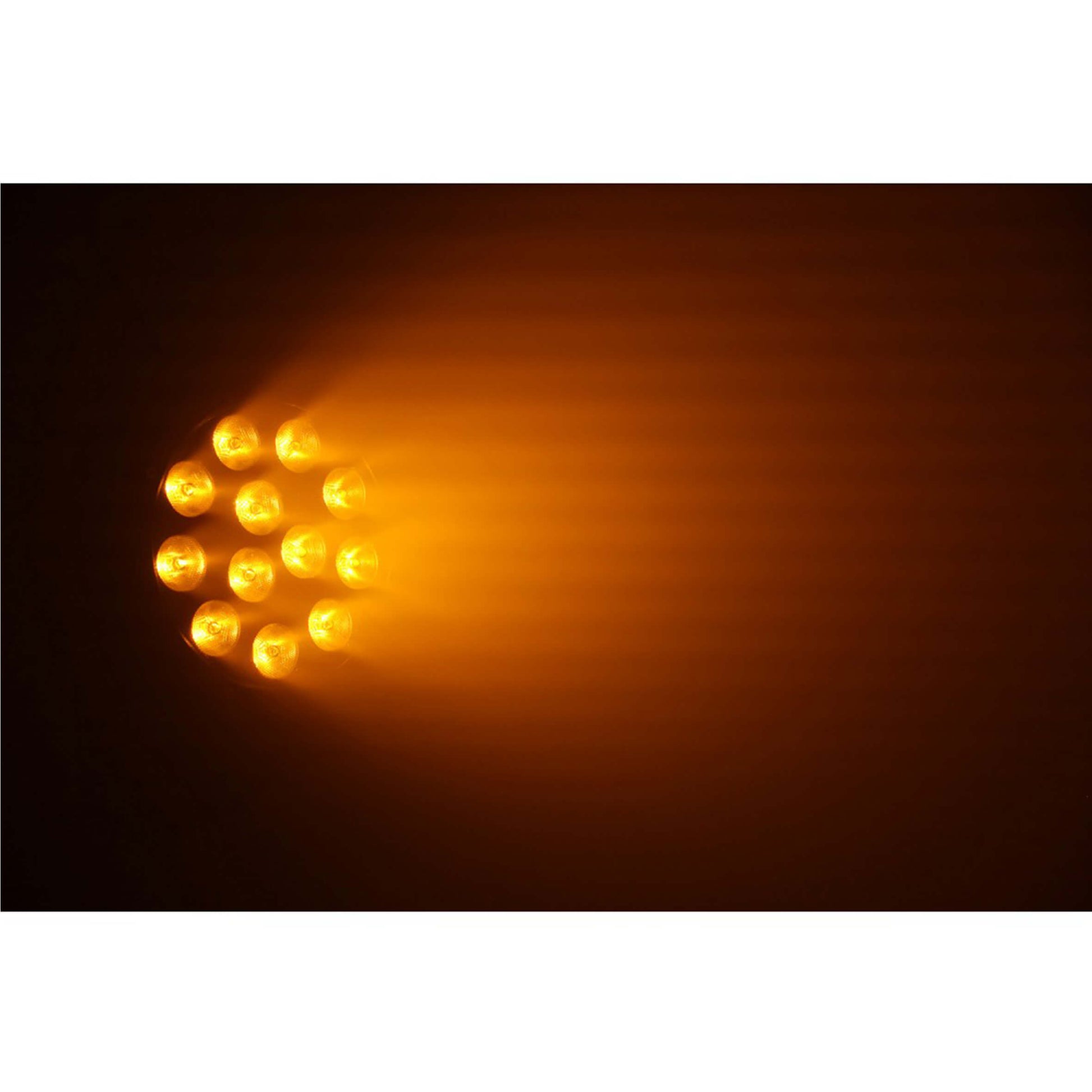 BEAMZPRO BAC506W LED PAR 64 lighting fixture featuring 12x 18W RGBAWUV LEDs with DMX control.