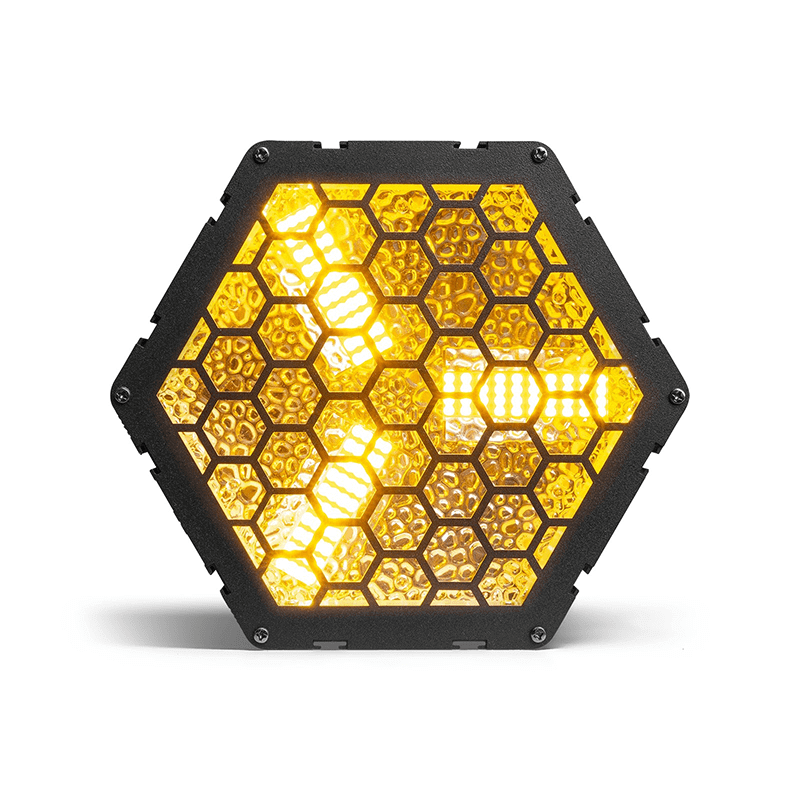 BEAMZ RB90 Deco Retro Blinder featuring 3x30W RGBW LED lights, designed for stylish stage lighting.